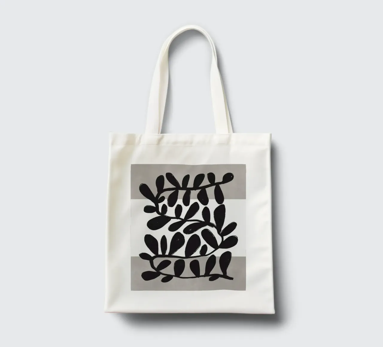 Black Botanic No 1 borsa in juta da treechild