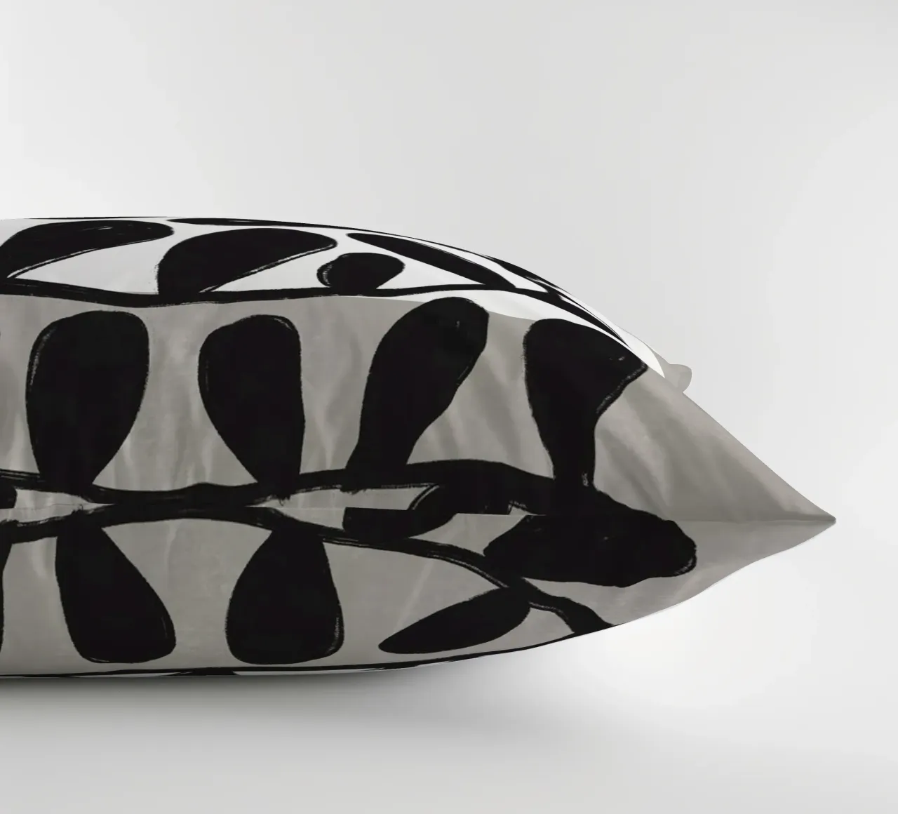 Black Botanic No 1 cuscino da treechild