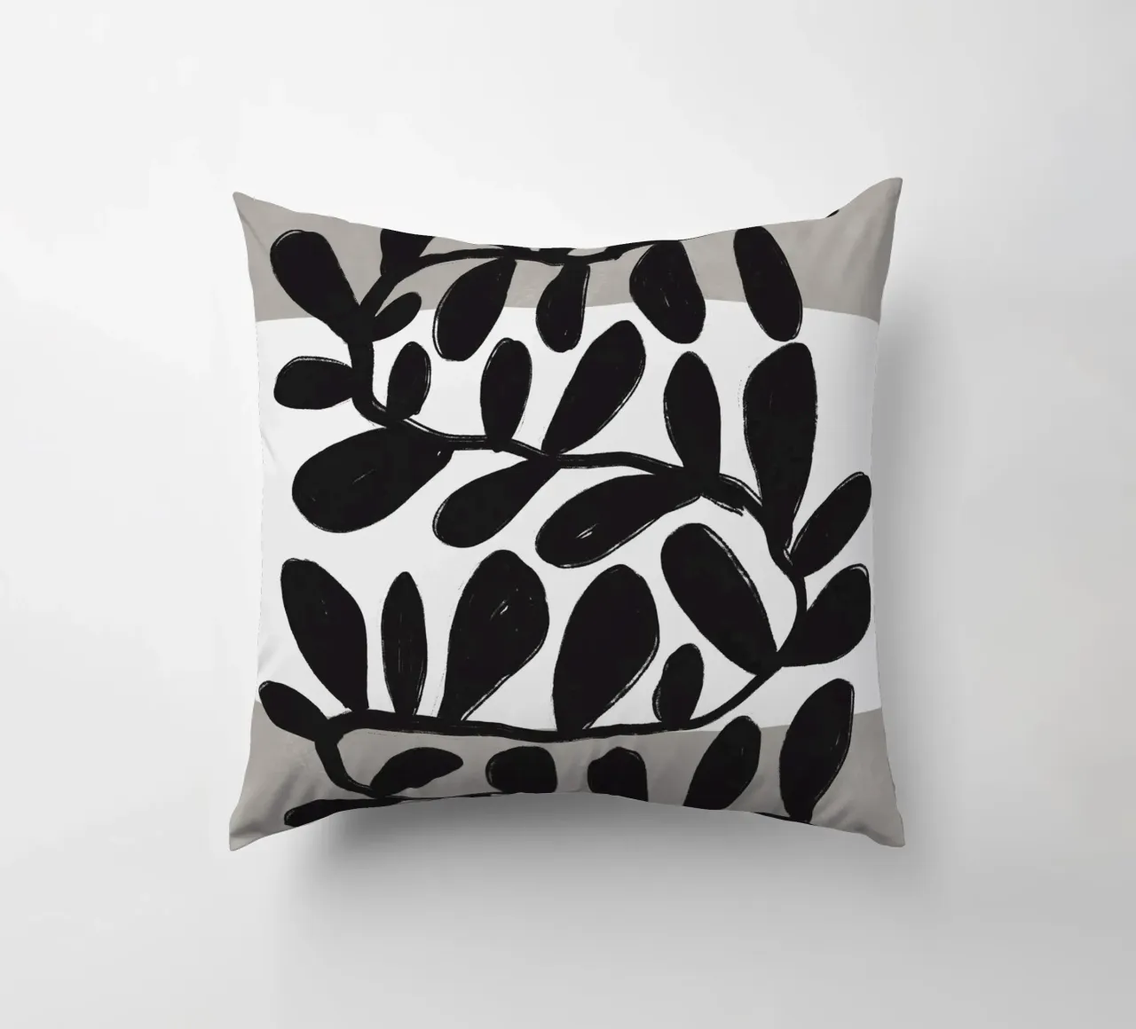 Black Botanic No 1 cuscino da treechild