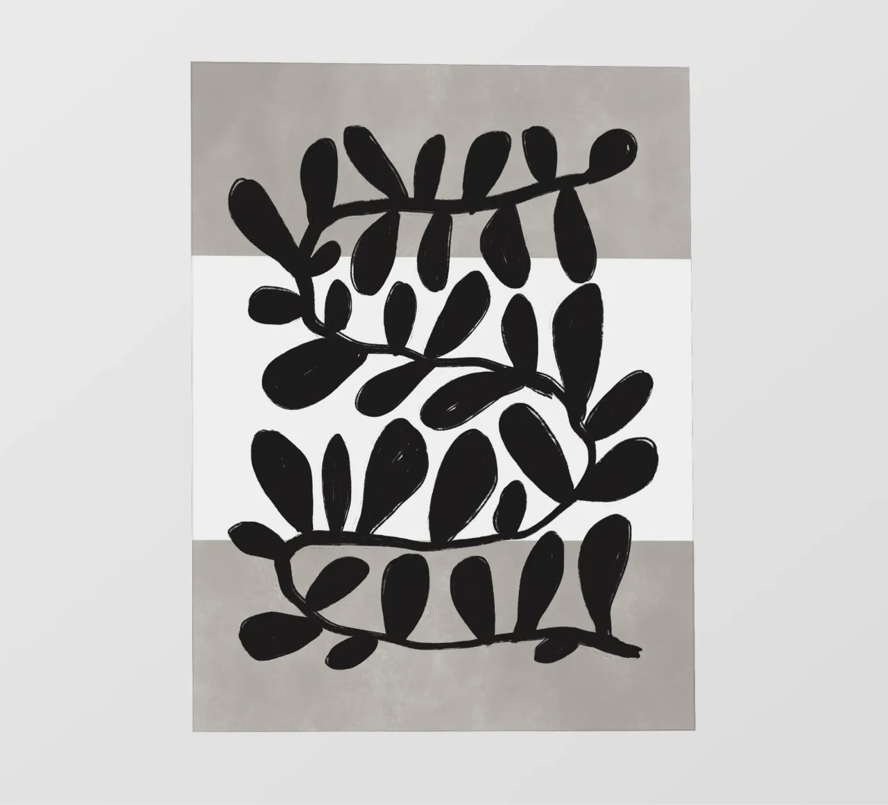 Black Botanic No 1 telo in pvc da treechild