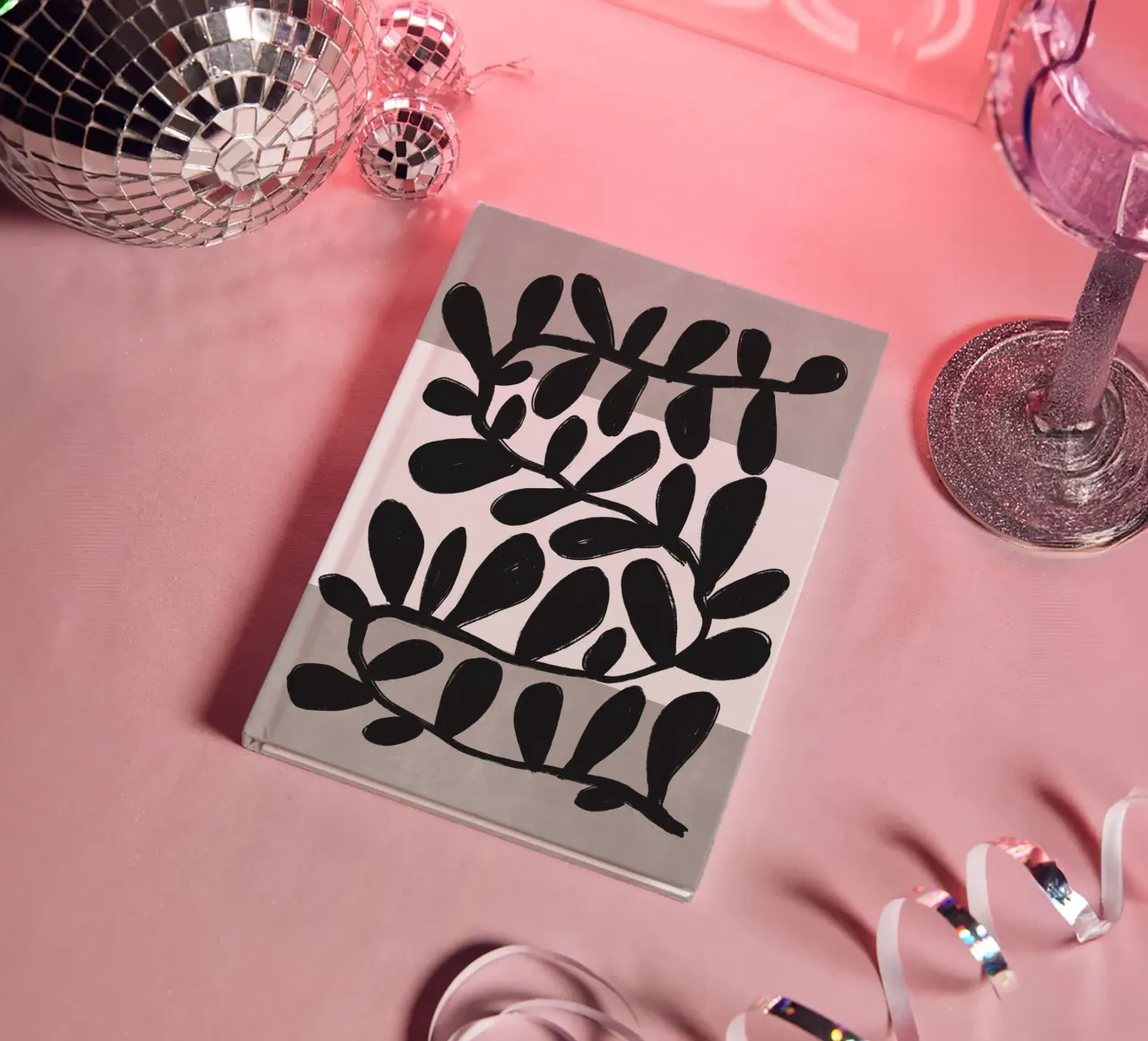 Black Botanic No 1 notebook by treechild