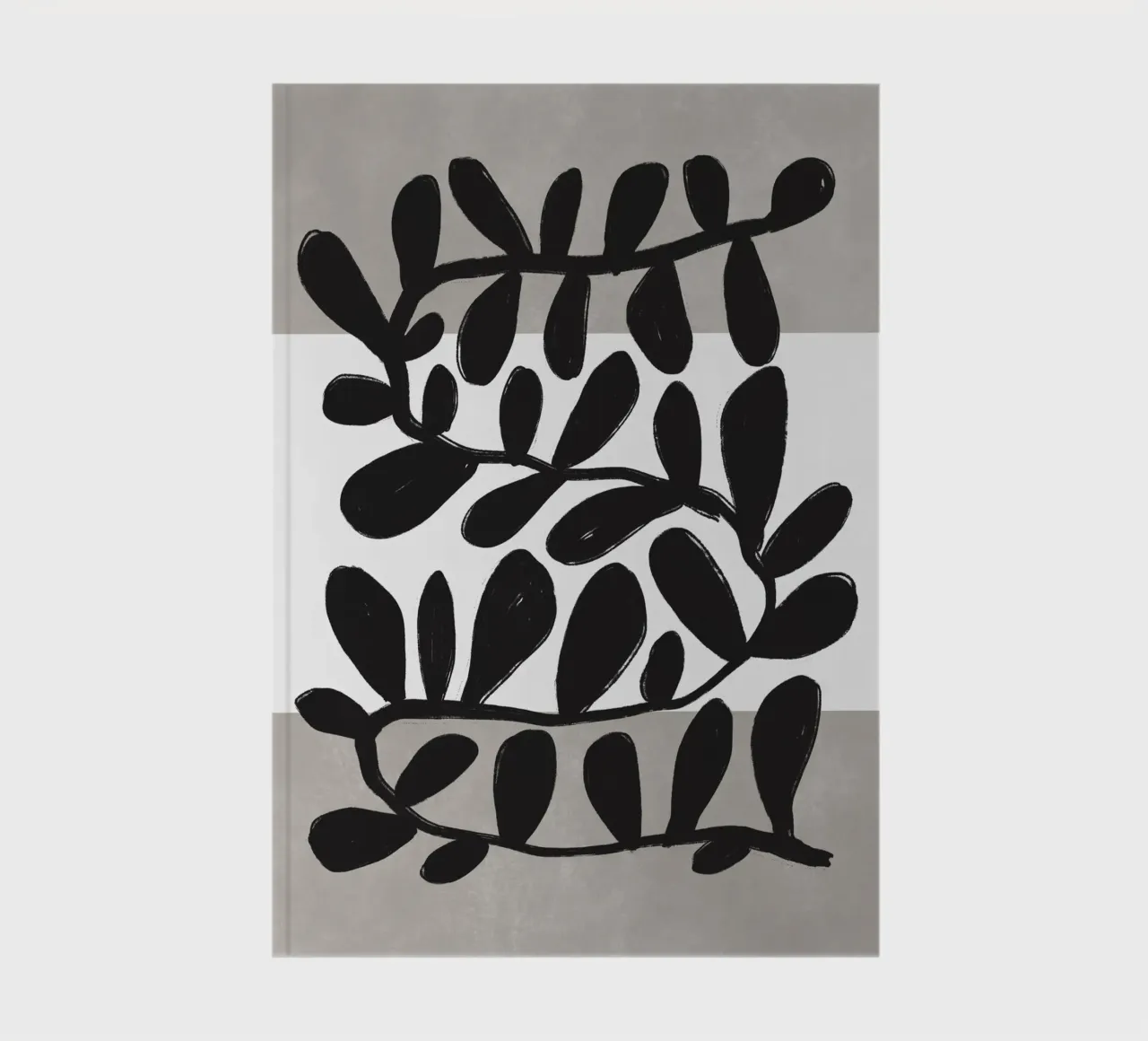 Black Botanic No 1 notebook by treechild