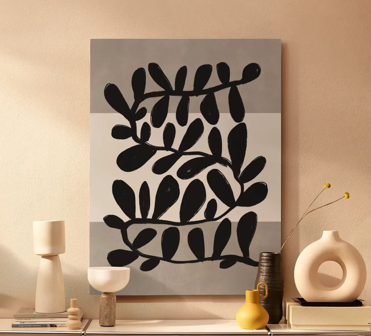 Black Botanic No 1 alluminio dibond da treechild