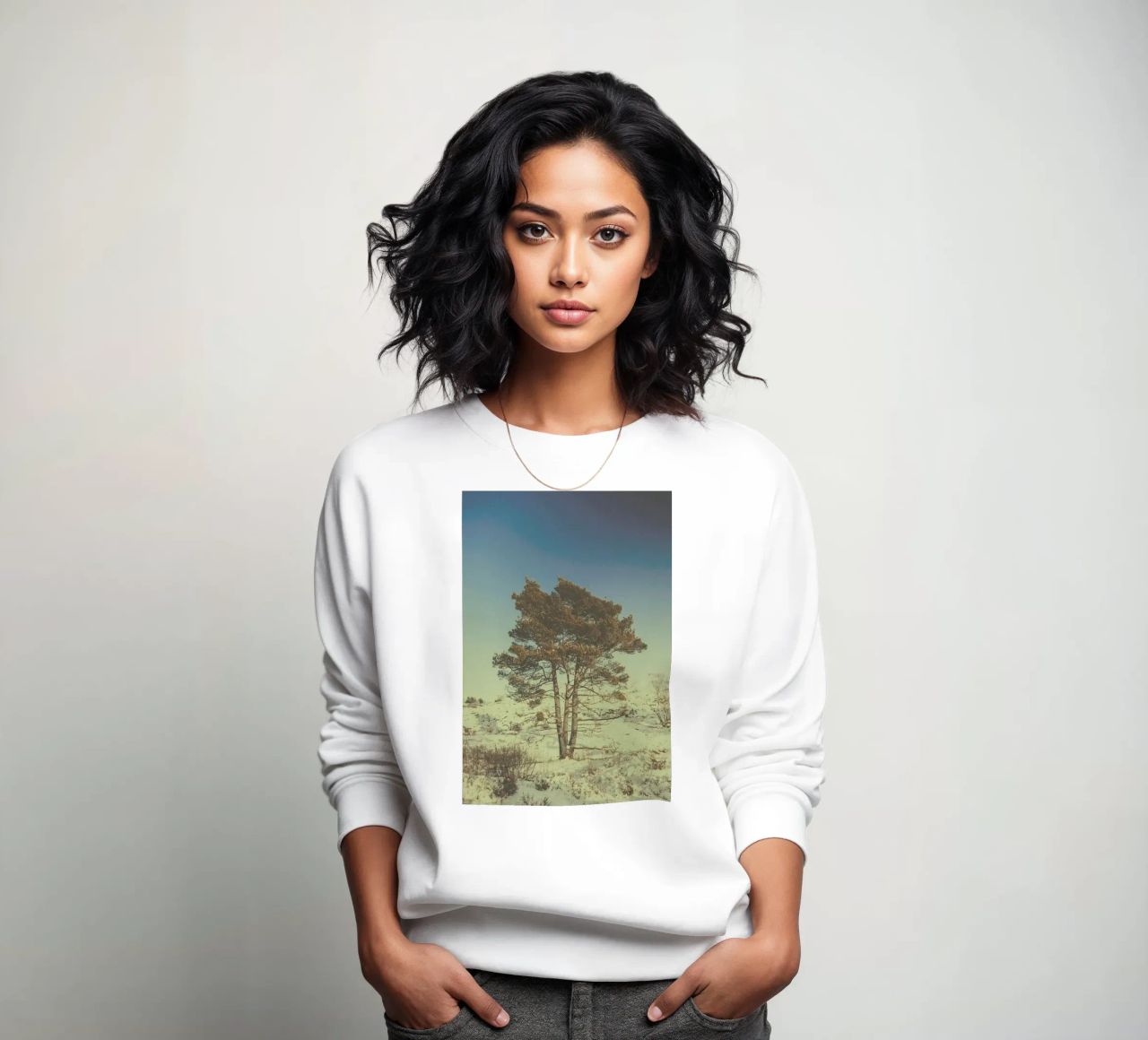 The Tree felpa da Pale Grain