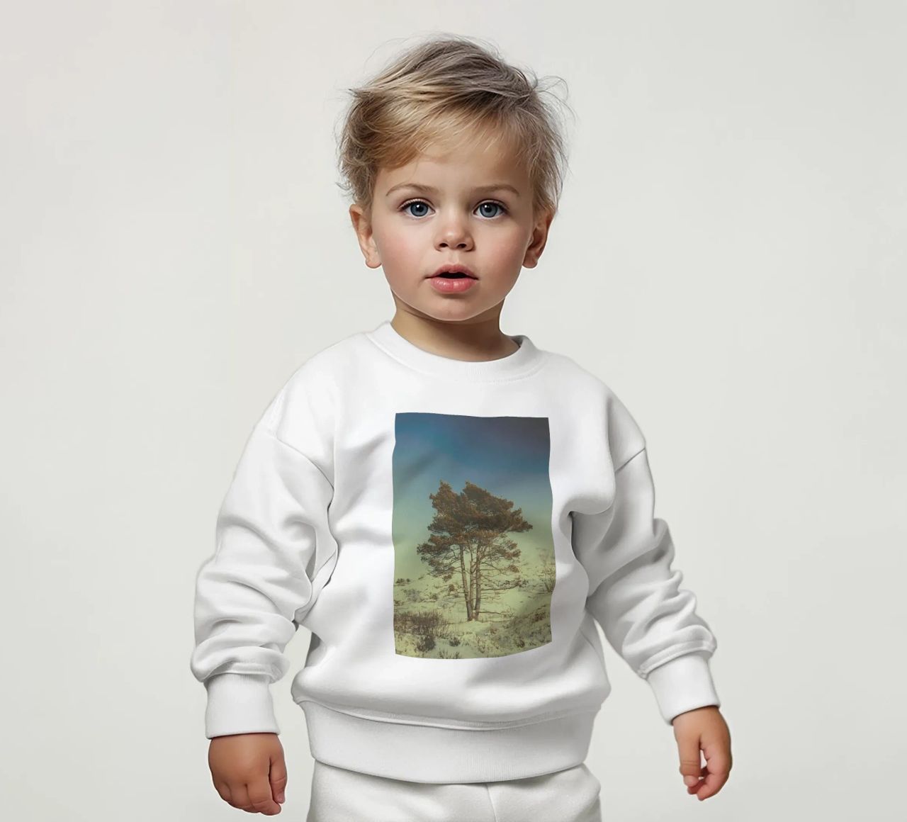The Tree felpa neonato da Pale Grain