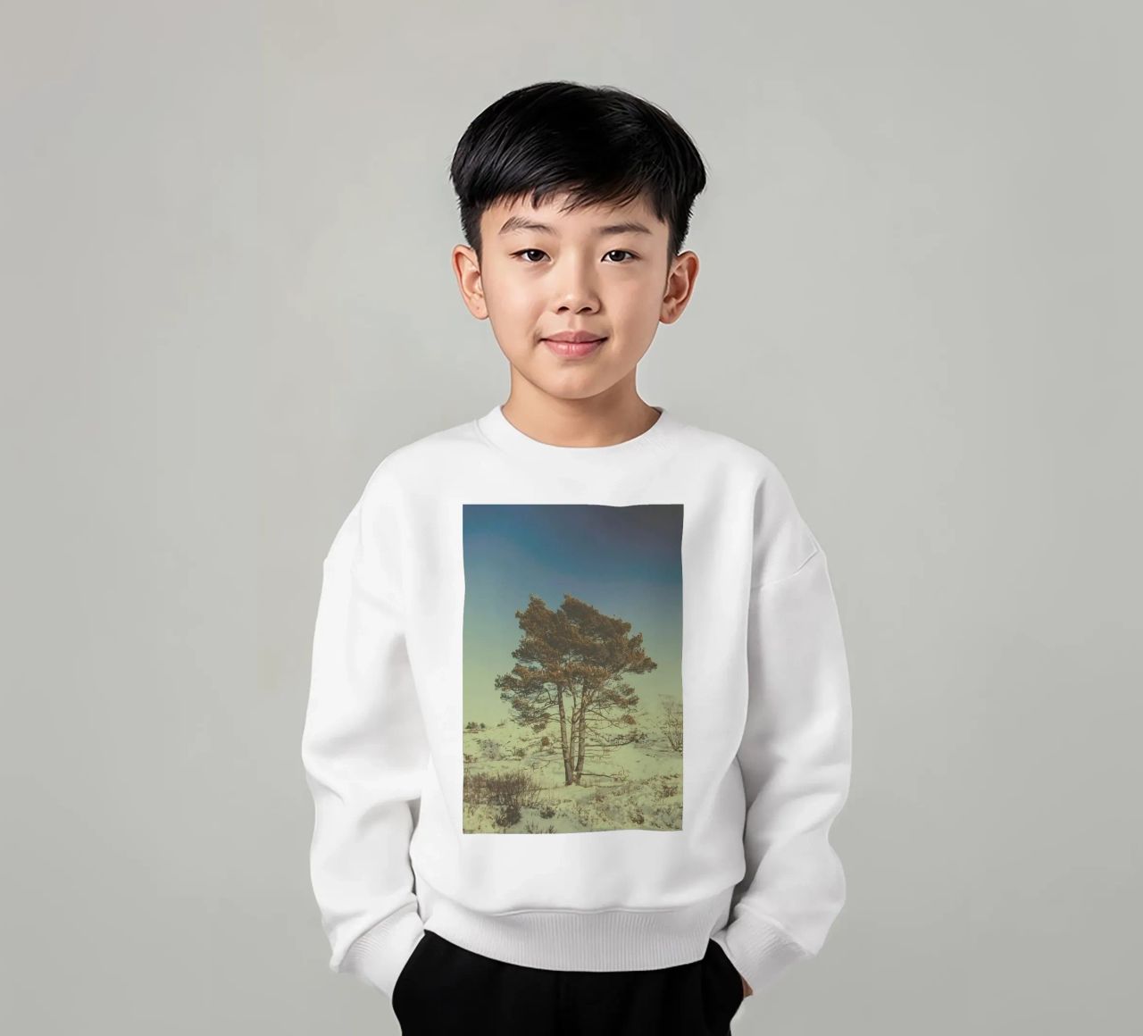 The Tree felpa bambino da Pale Grain