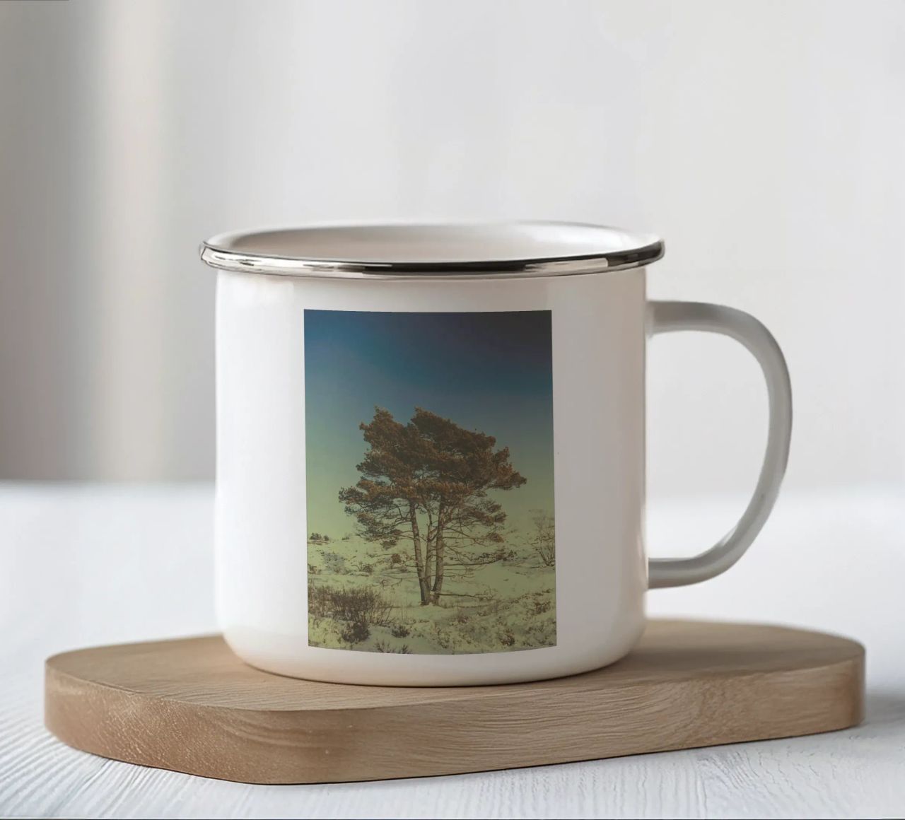 The Tree tazza in smalto da Pale Grain