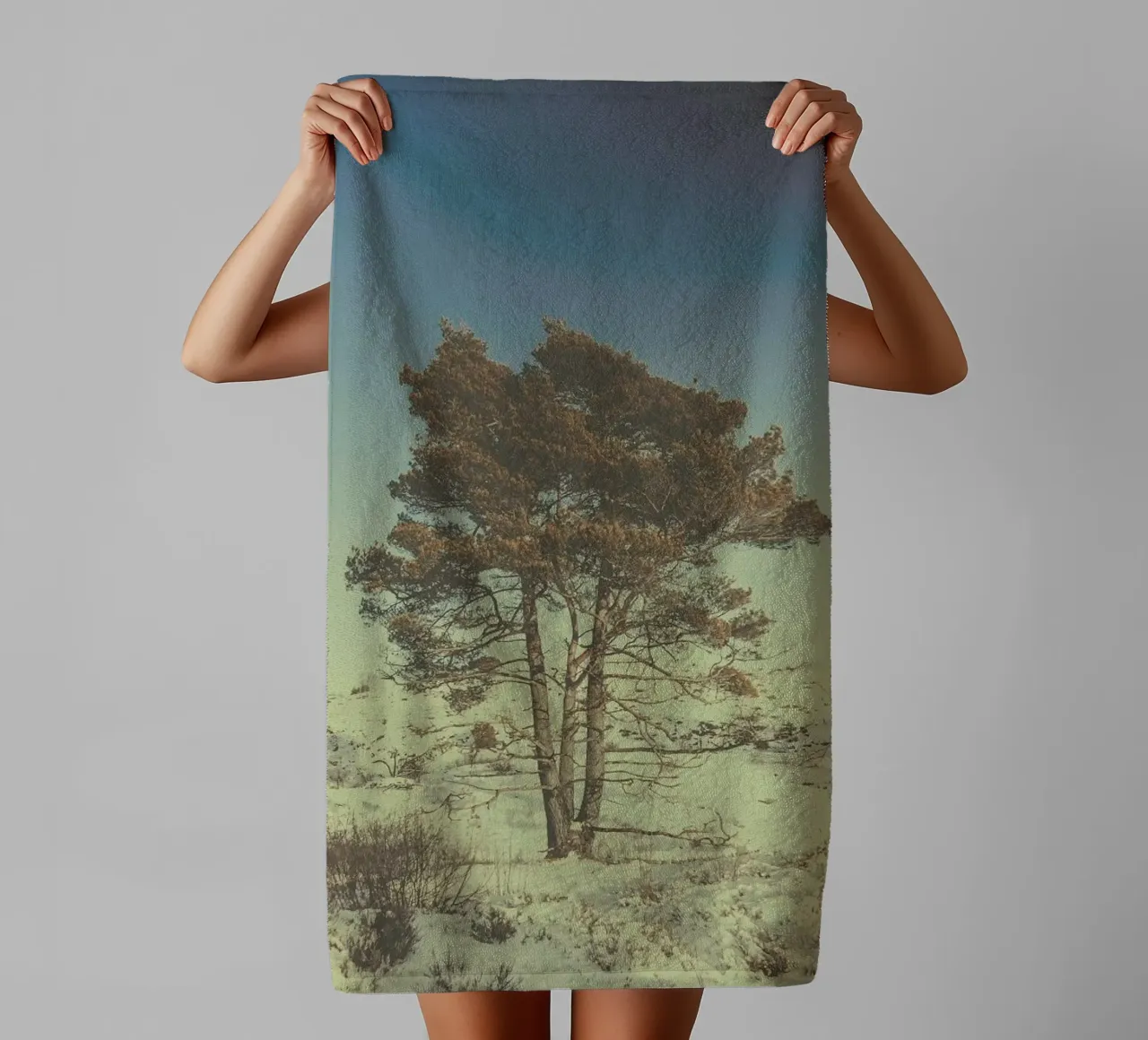 The Tree asciugamano da bagno da Pale Grain
