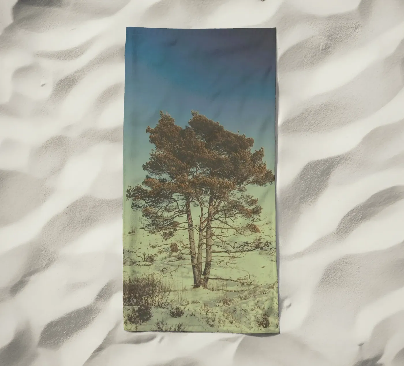 The Tree beach towel by Pale Grain