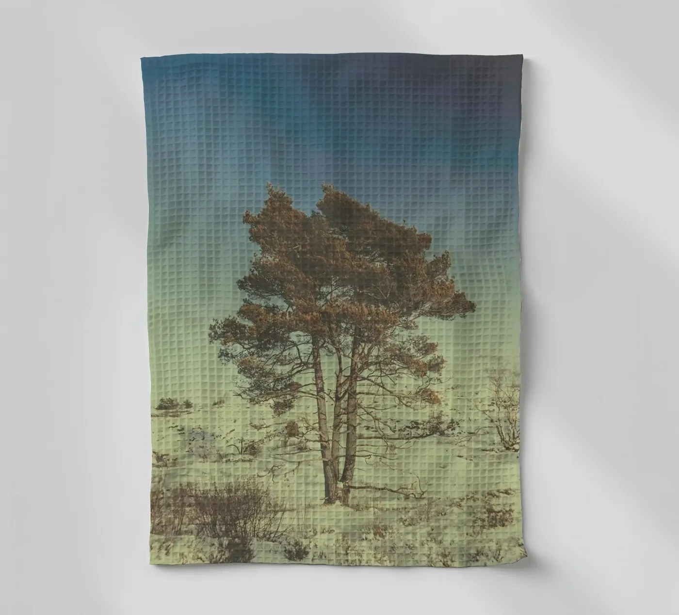 The Tree tea towel by Pale Grain