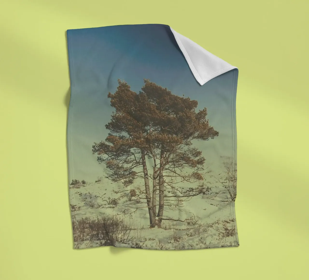 The Tree Fleecedecke von Pale Grain