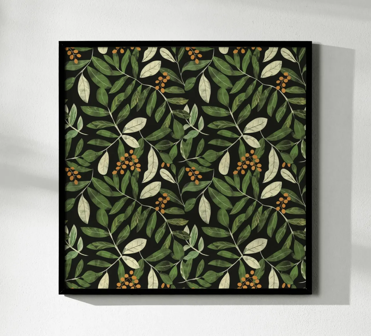 Botanica Natura Vintage Botanico Boho Retro Floreale Eco Piante poster con telaio in alluminio da Gentle Echoes Art