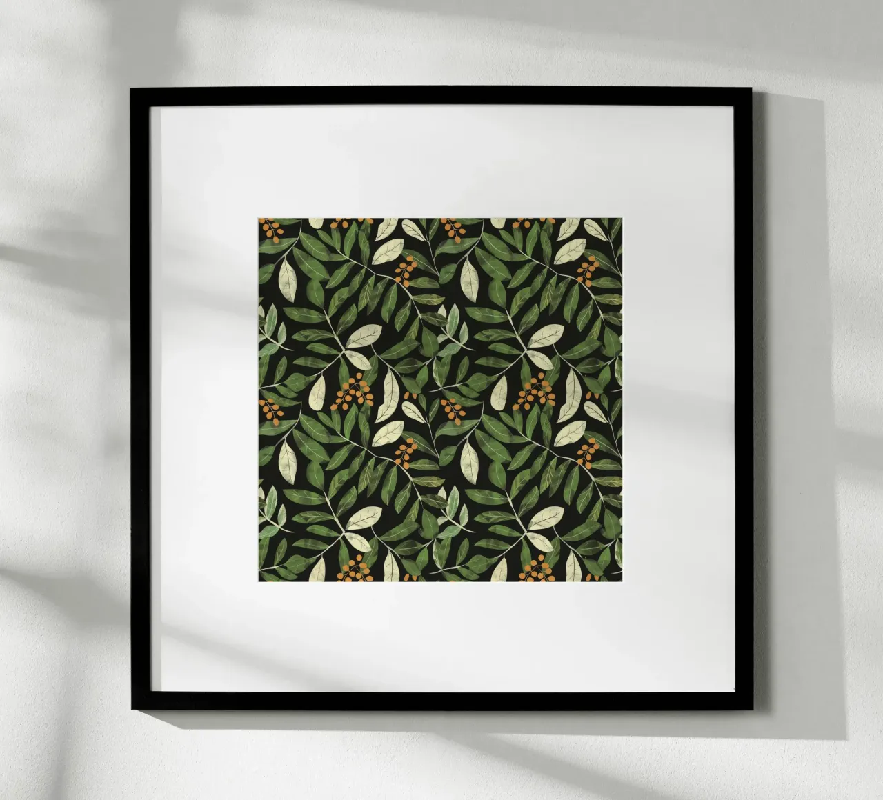 Botanica Natura Vintage Botanico Boho Retro Floreale Eco Piante poster con telaio in alluminio da Gentle Echoes Art