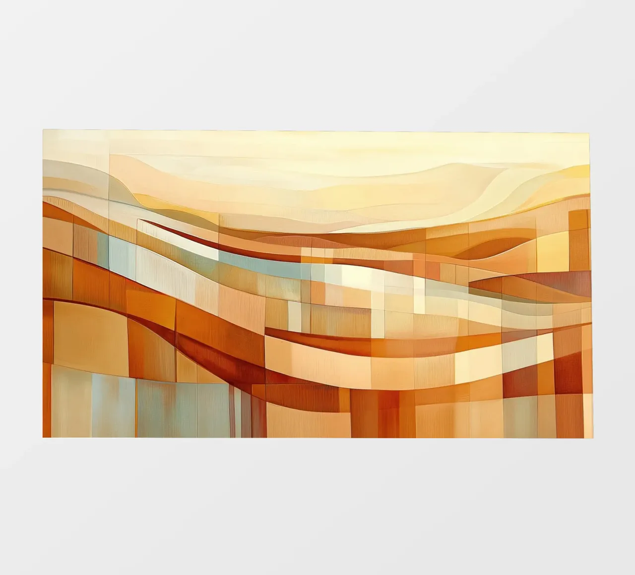 Paesaggio astratto con colori autunnali telo in pvc da Imagine