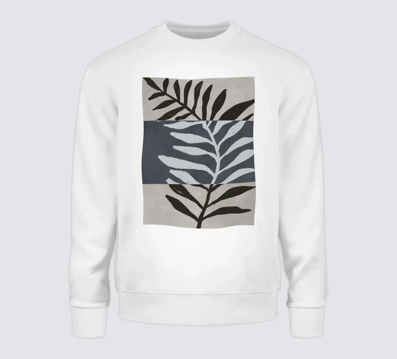 Black Botanic No 2 felpa da treechild