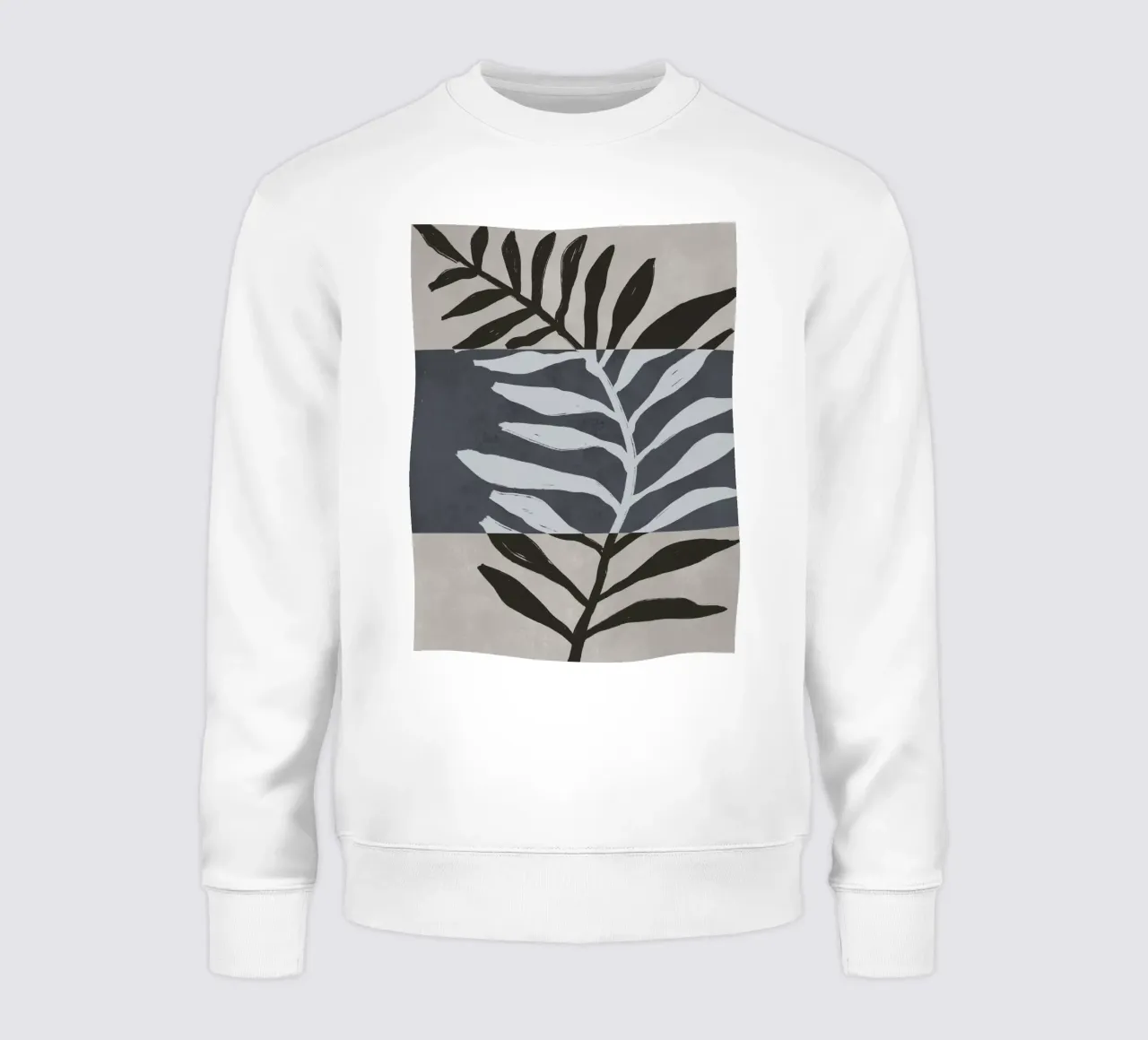 Black Botanic No 2 felpa da treechild