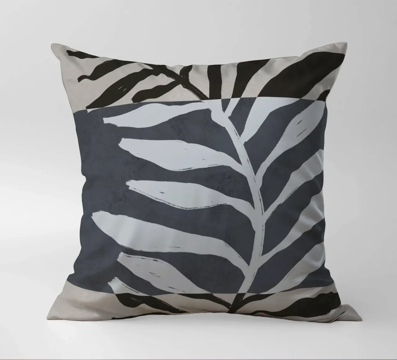 Black Botanic No 2 cuscino da treechild