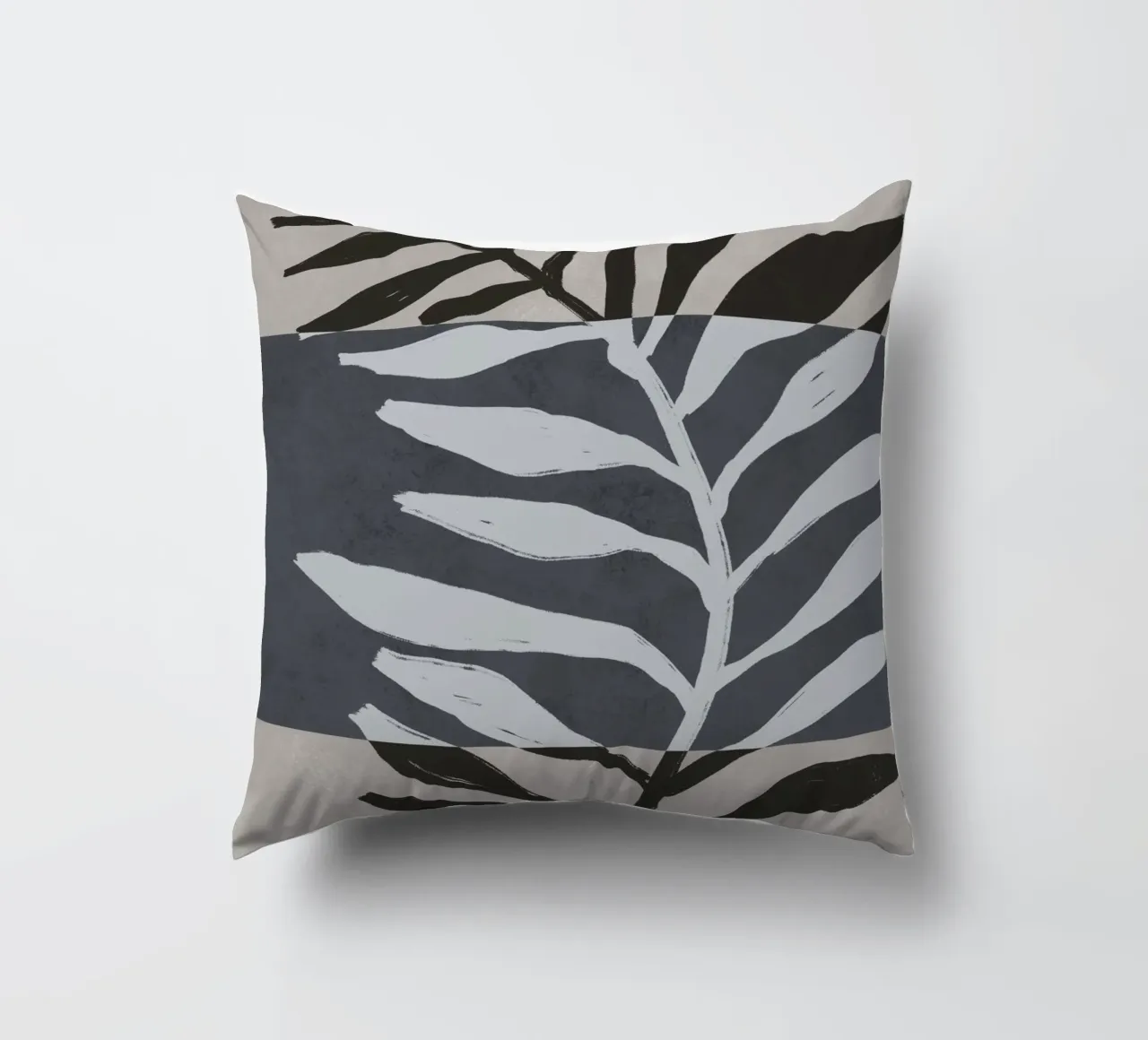 Black Botanic No 2 cuscino da treechild