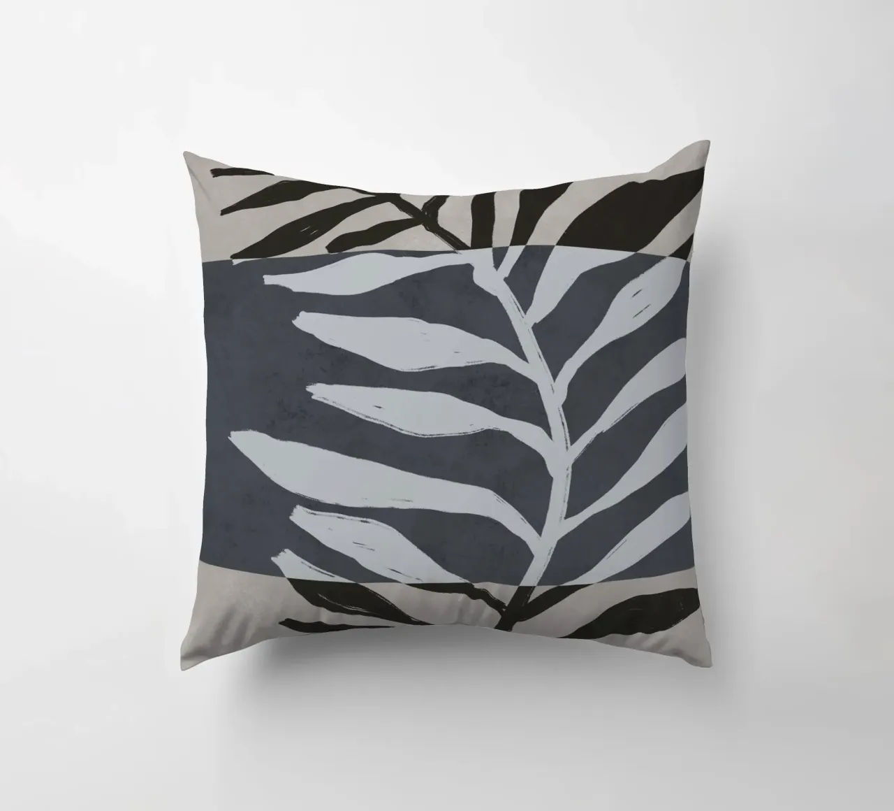 Black Botanic No 2 cuscino da treechild