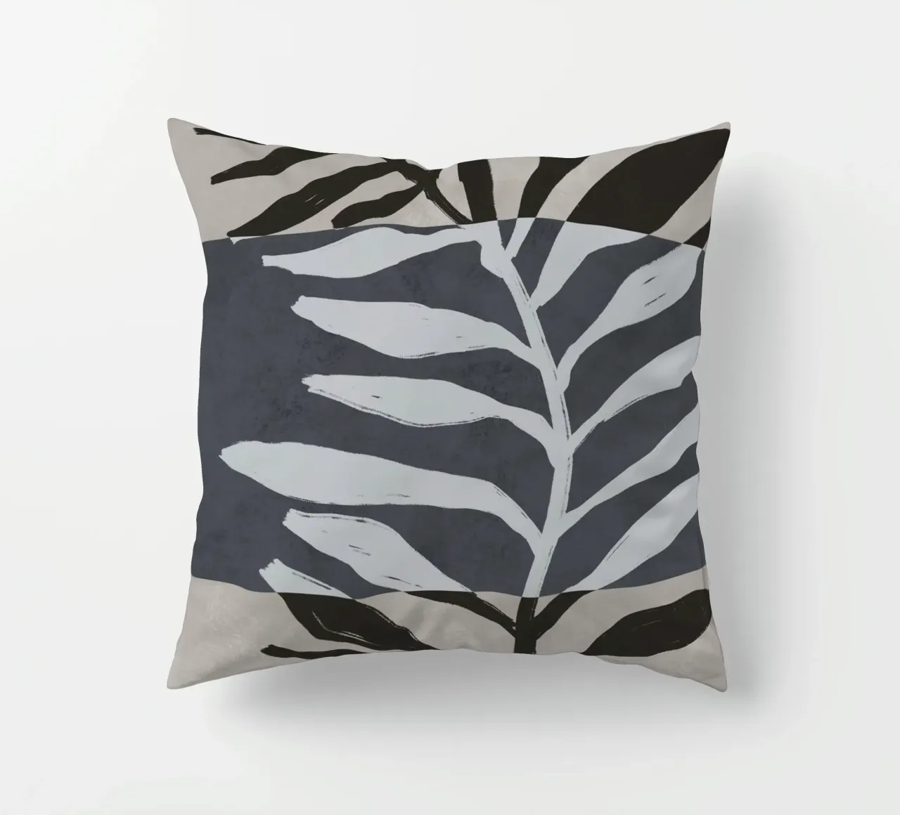 Black Botanic No 2 cuscino da treechild