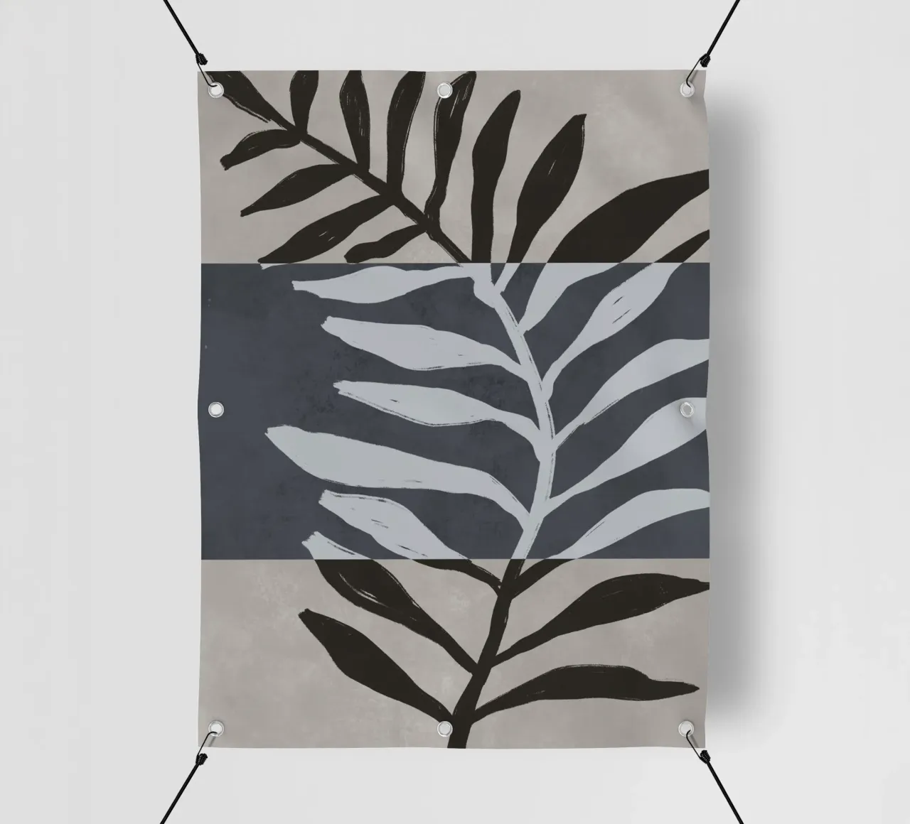 Black Botanic No 2 telo in pvc da treechild