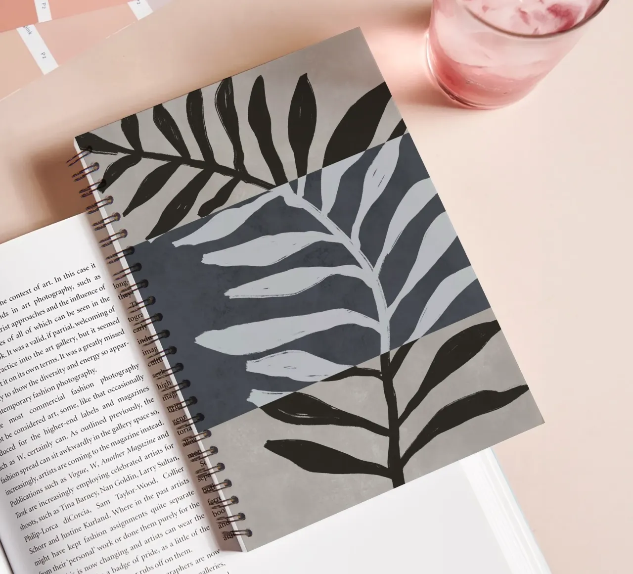 Black Botanic No 2 spiral notebook by treechild
