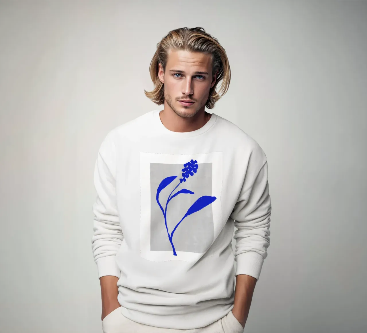 Blue Botanic No 3 felpa da treechild