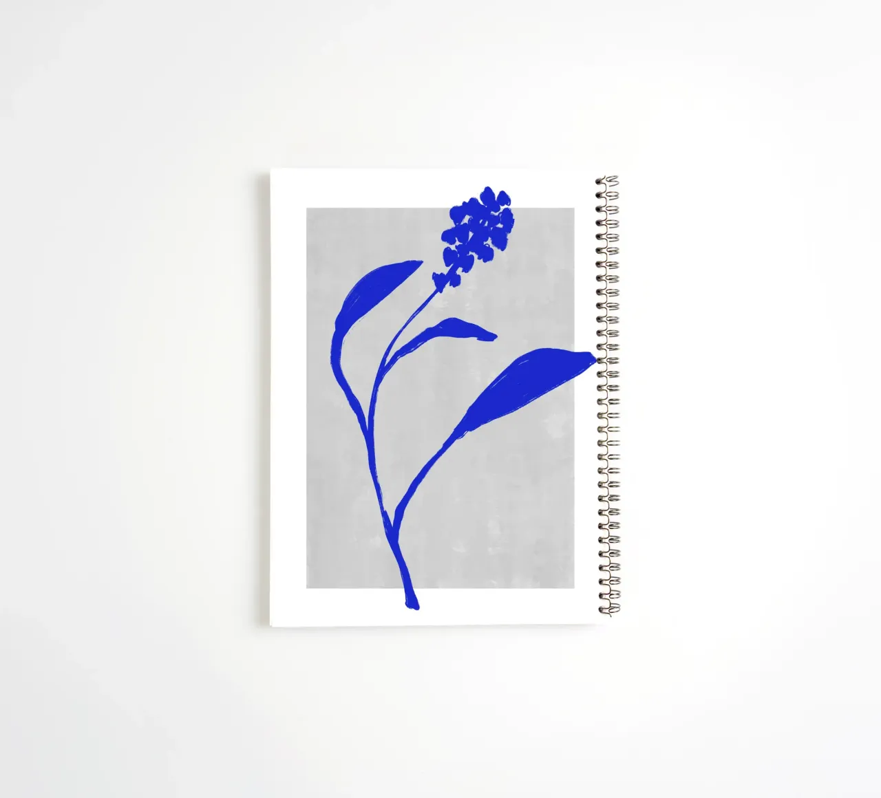 Blue Botanic No 3 spiral notebook by treechild