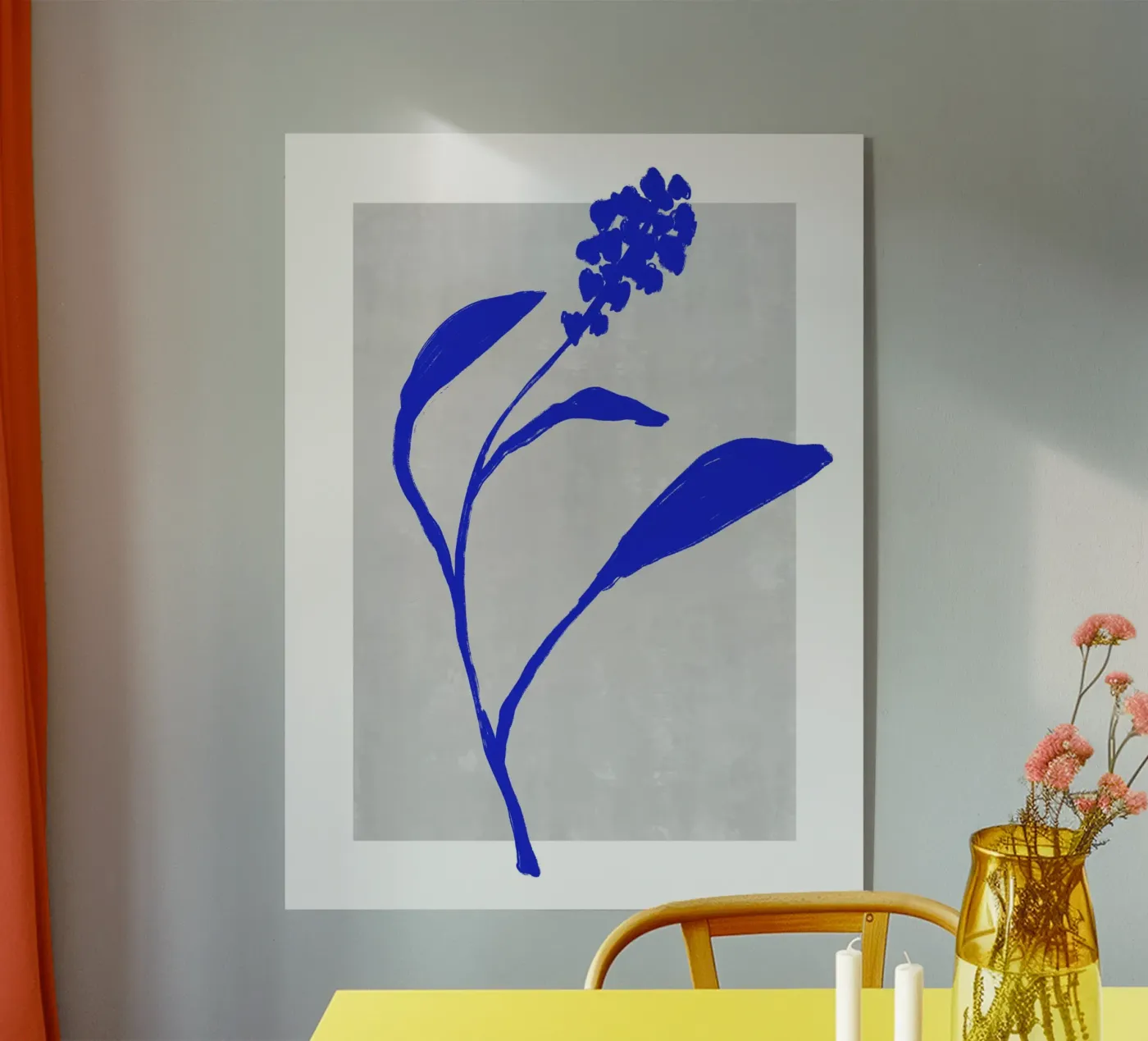 Blue Botanic No 3 plexiglass da treechild