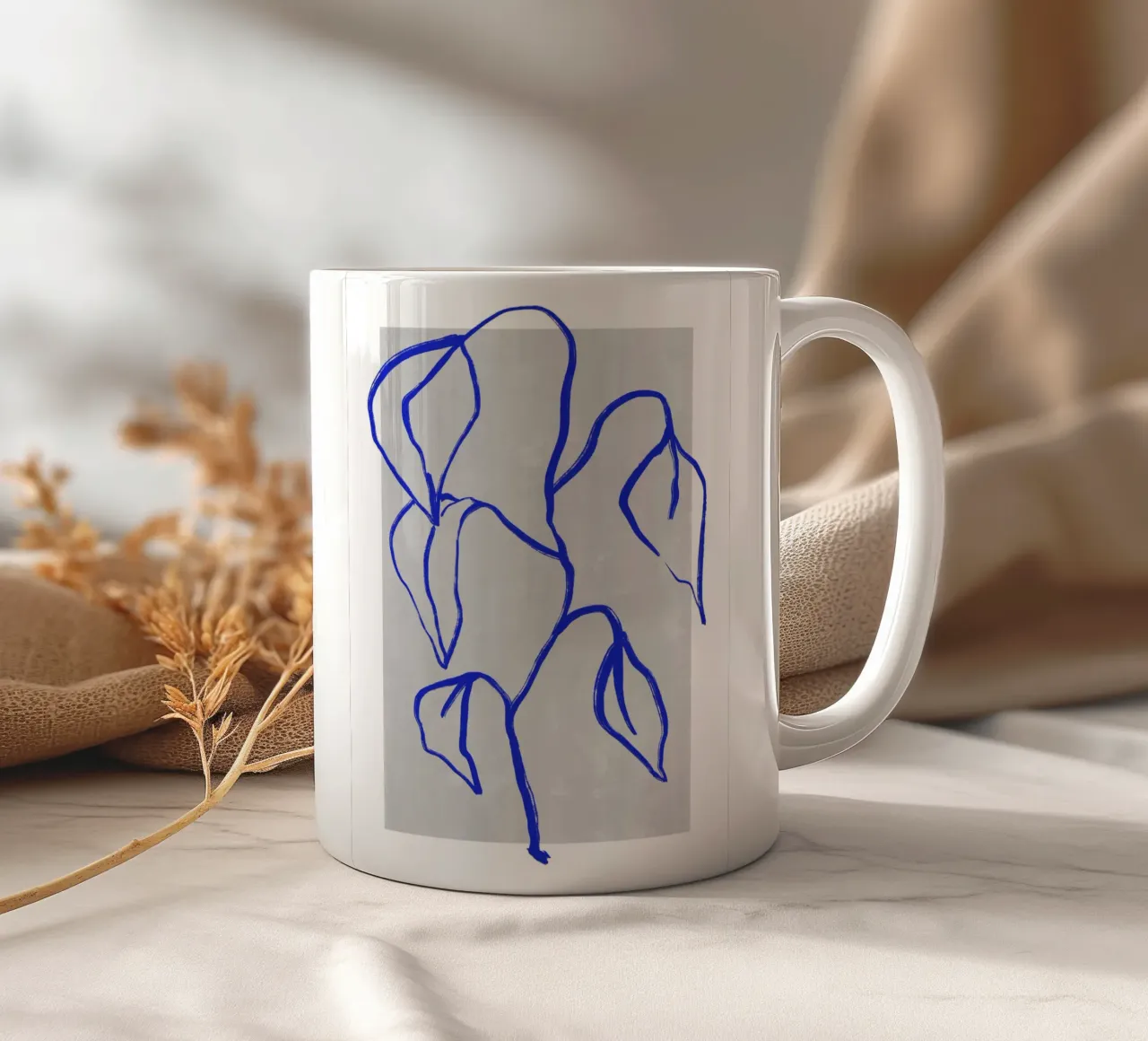 Blue Botanic No 4 tazza in ceramica da treechild