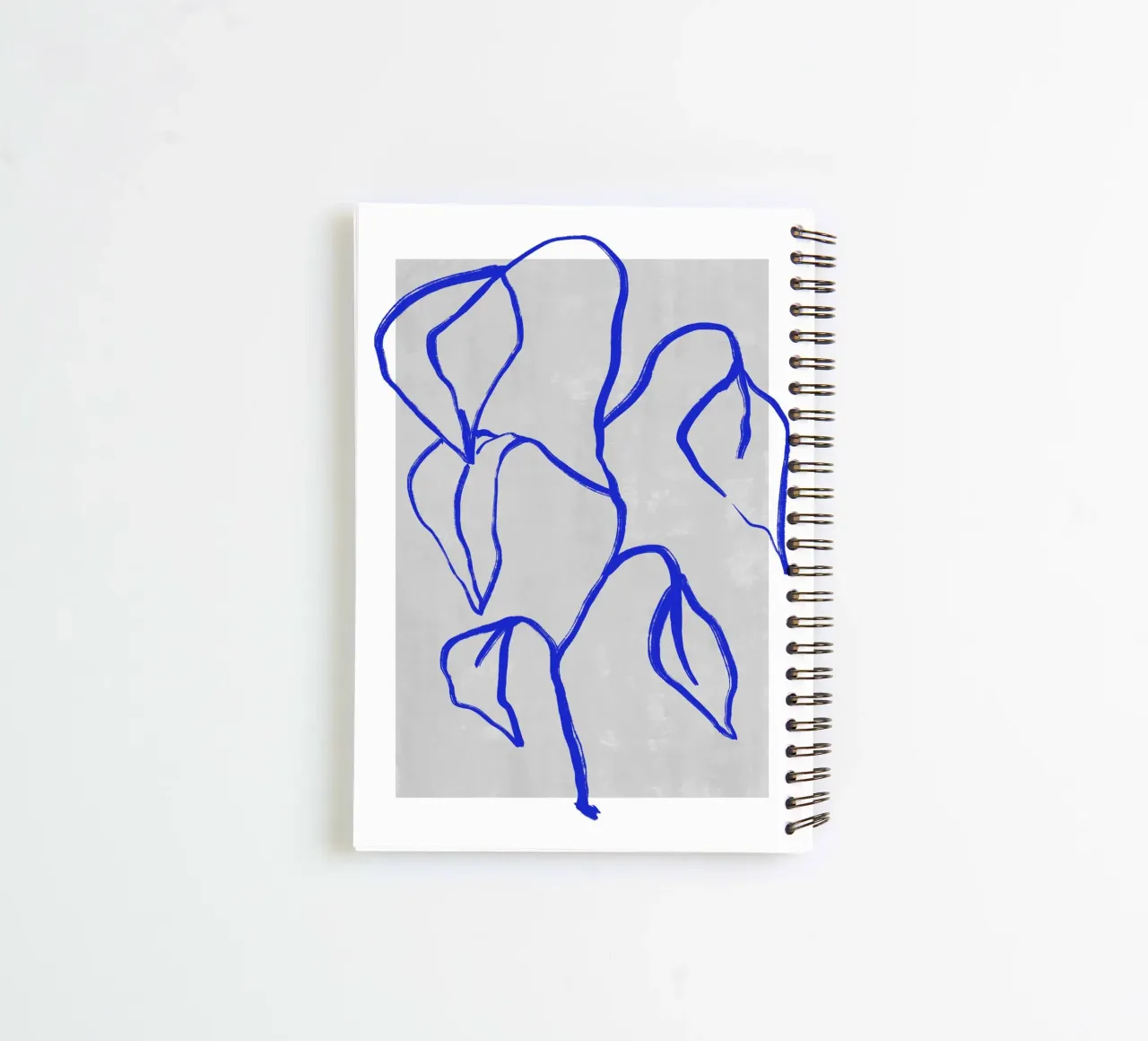 Blue Botanic No 4 diario ad anelli da treechild