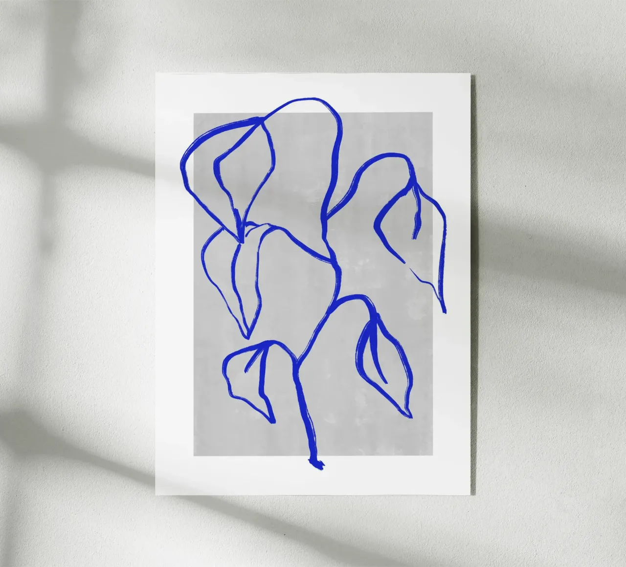 Blue Botanic No 4 plexiglass da treechild