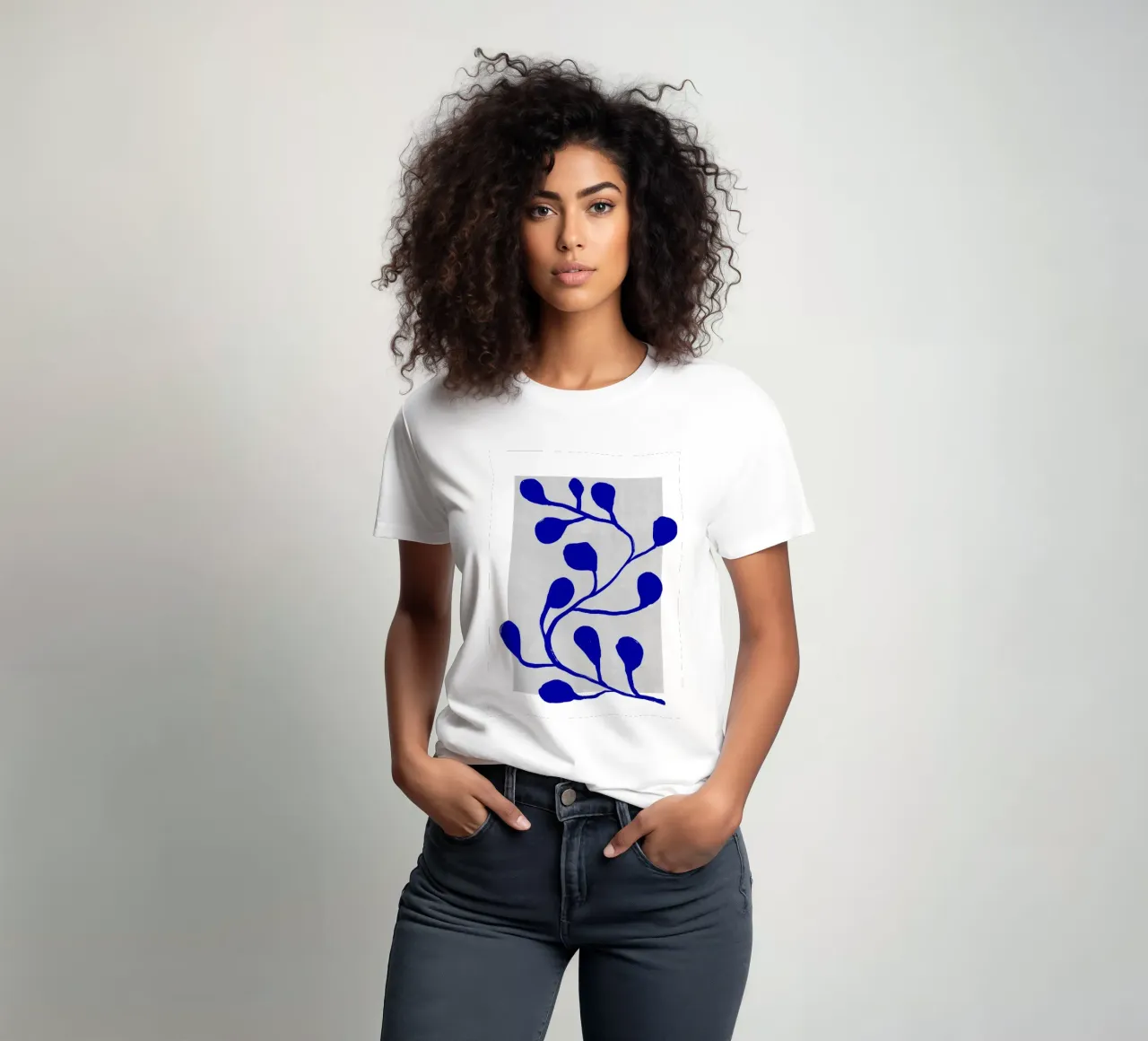 Blue Botanic No 5 t-shirt da treechild