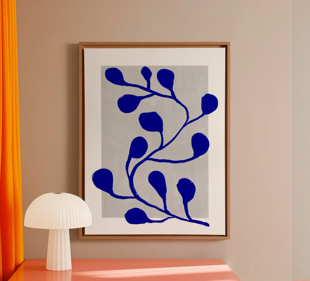Blue Botanic No 5 tela da treechild