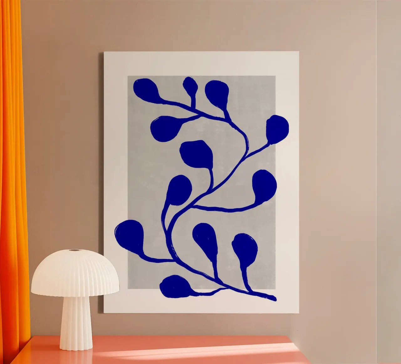 Blue Botanic No 5 tela da treechild