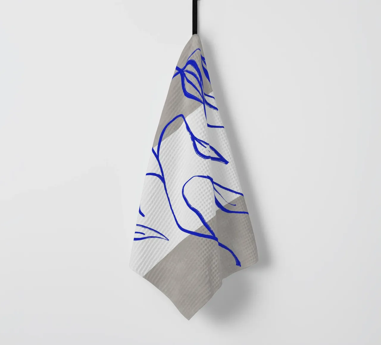 Blue Botanic No 6 canovaccio da cucina da treechild