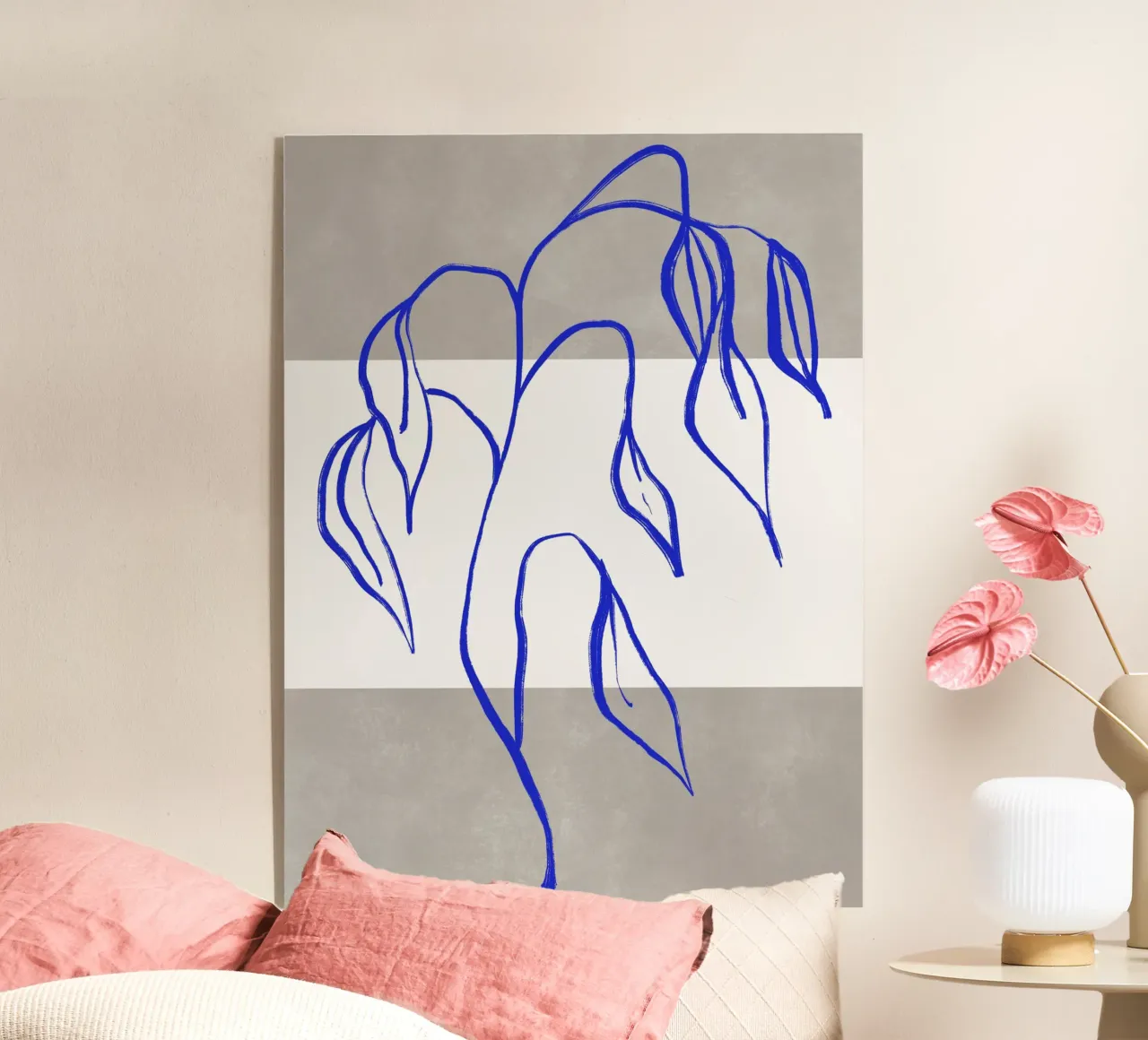 Blue Botanic No 6 plexiglass da treechild