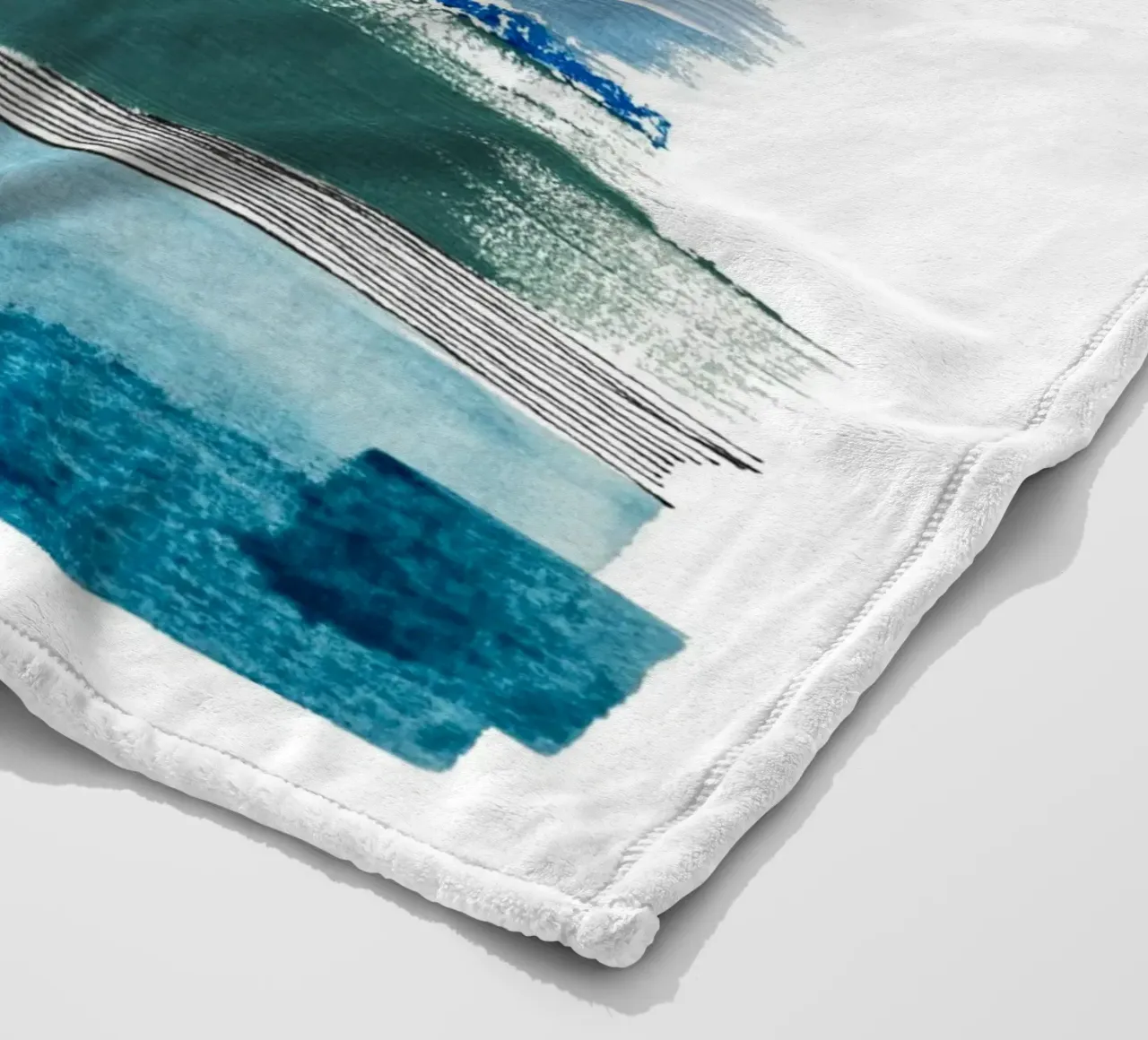 Alina Buffiere - Abstractober - Maritim coperta in pile da The Artcircle