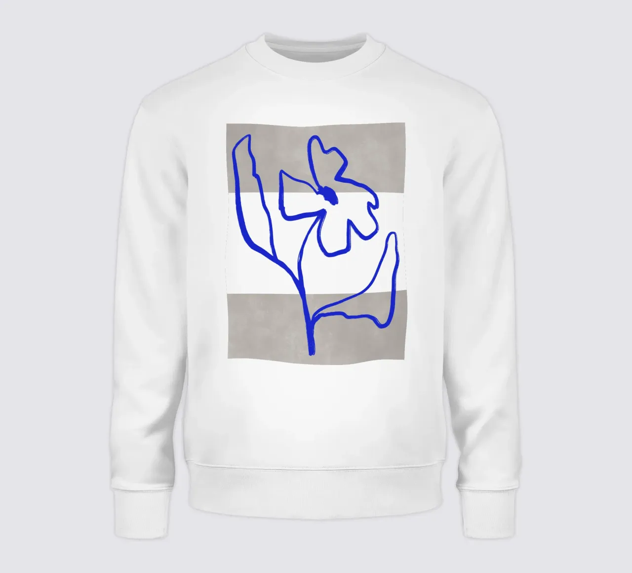 Blue Botanic No 7 sweatshirt by treechild