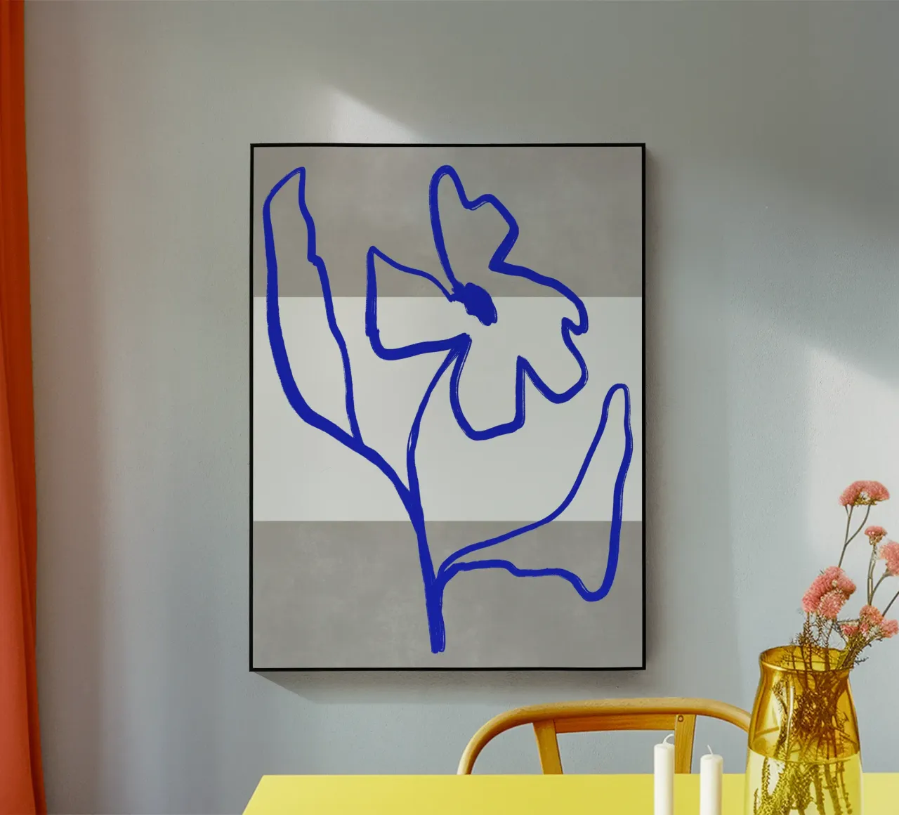 Blue Botanic No 7 plexiglass da treechild