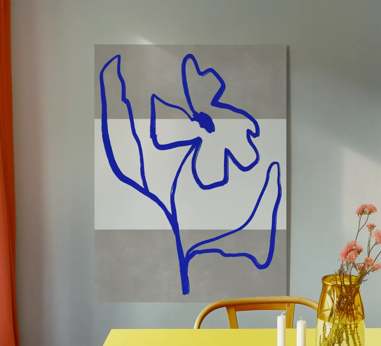 Blue Botanic No 7 plexiglass da treechild