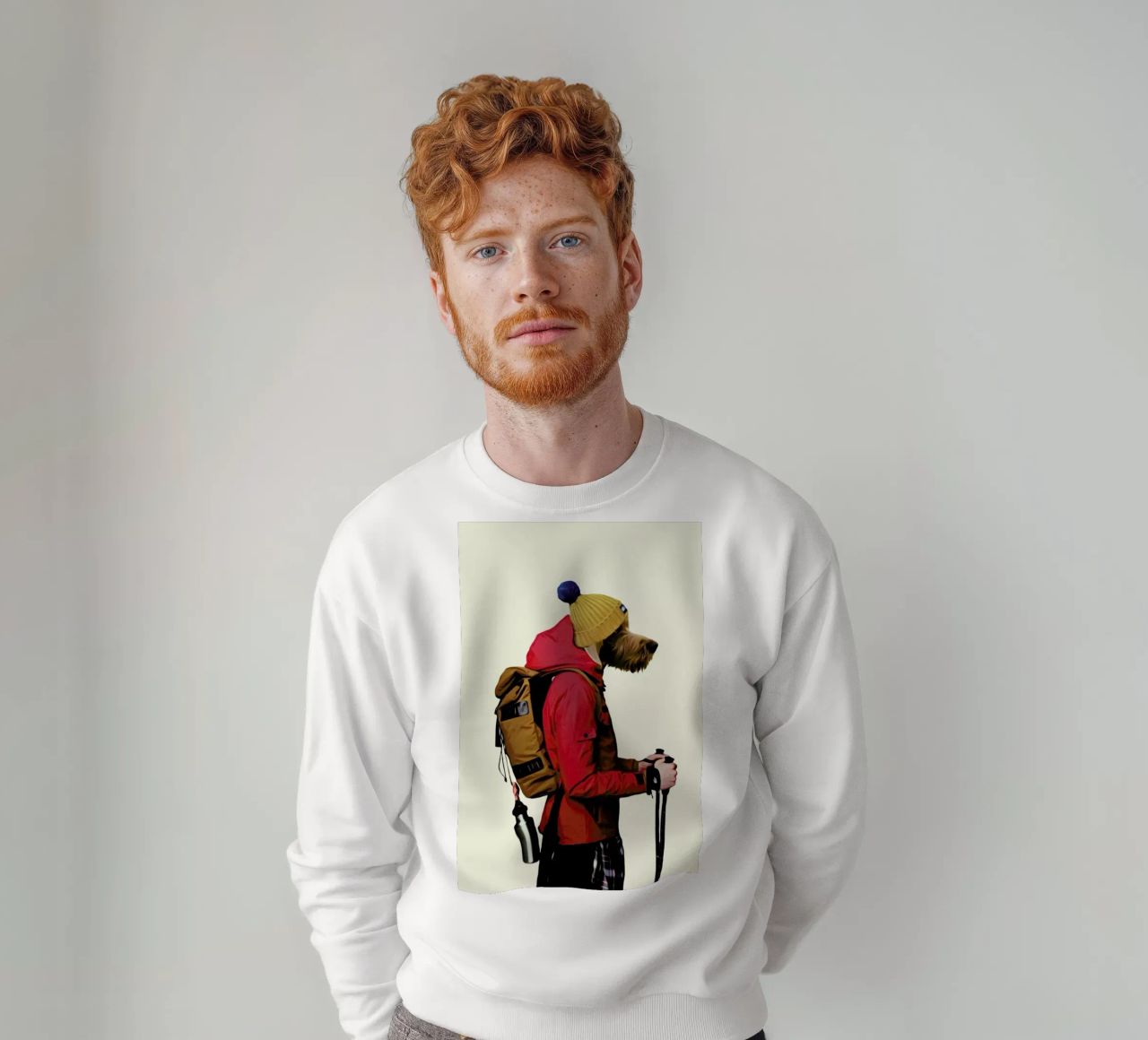 Mr Snow sudadera de Mrs. Pepper's Designs