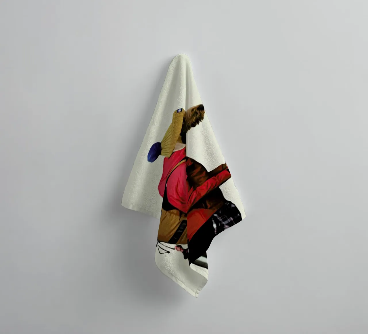 Mr Snow towel by Mrs. Pepper's Designs