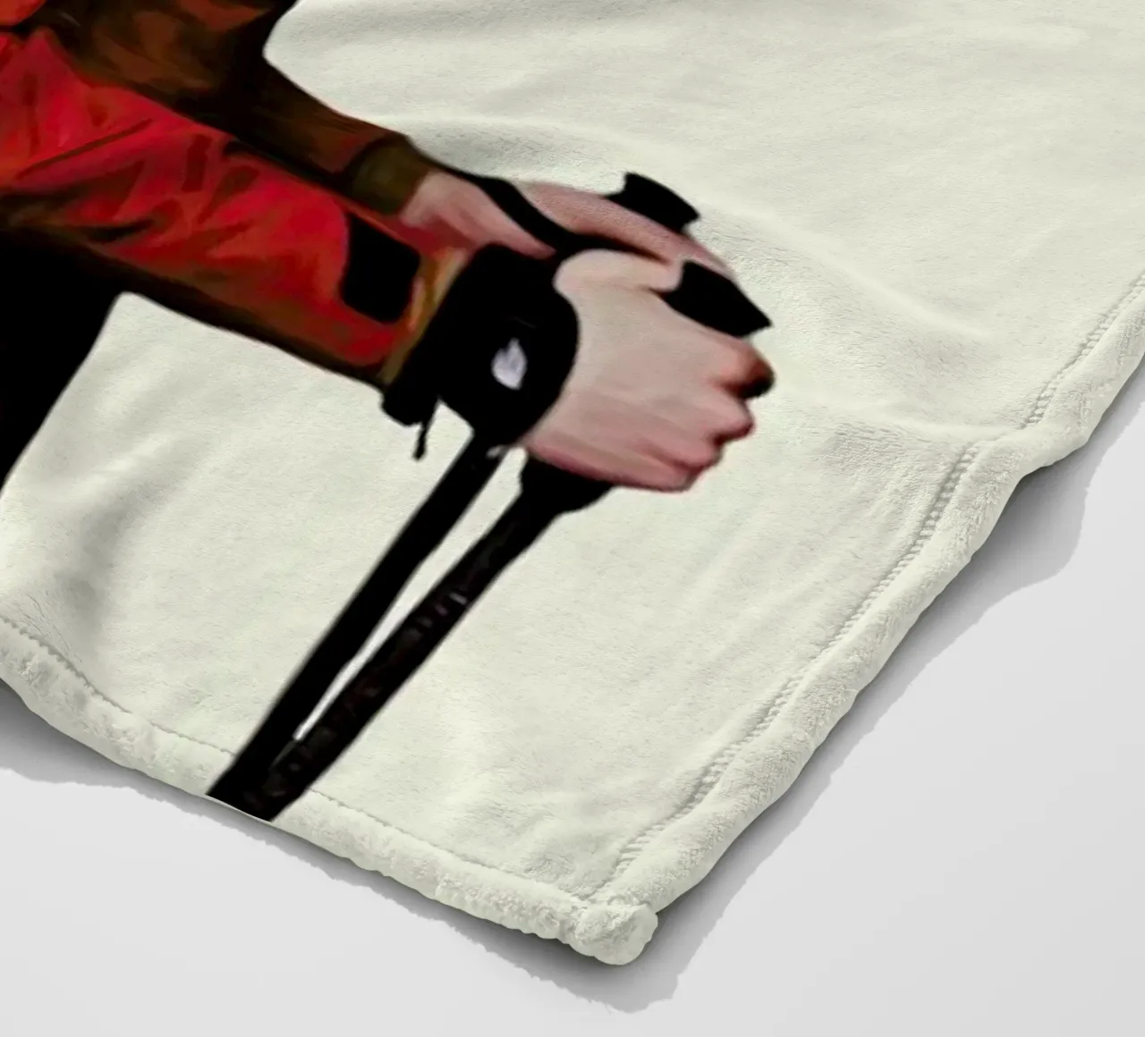 Mr Snow fleece blanket by Mrs. Pepper's Designs