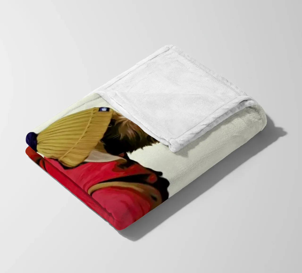 Mr Snow fleece blanket by Mrs. Pepper's Designs