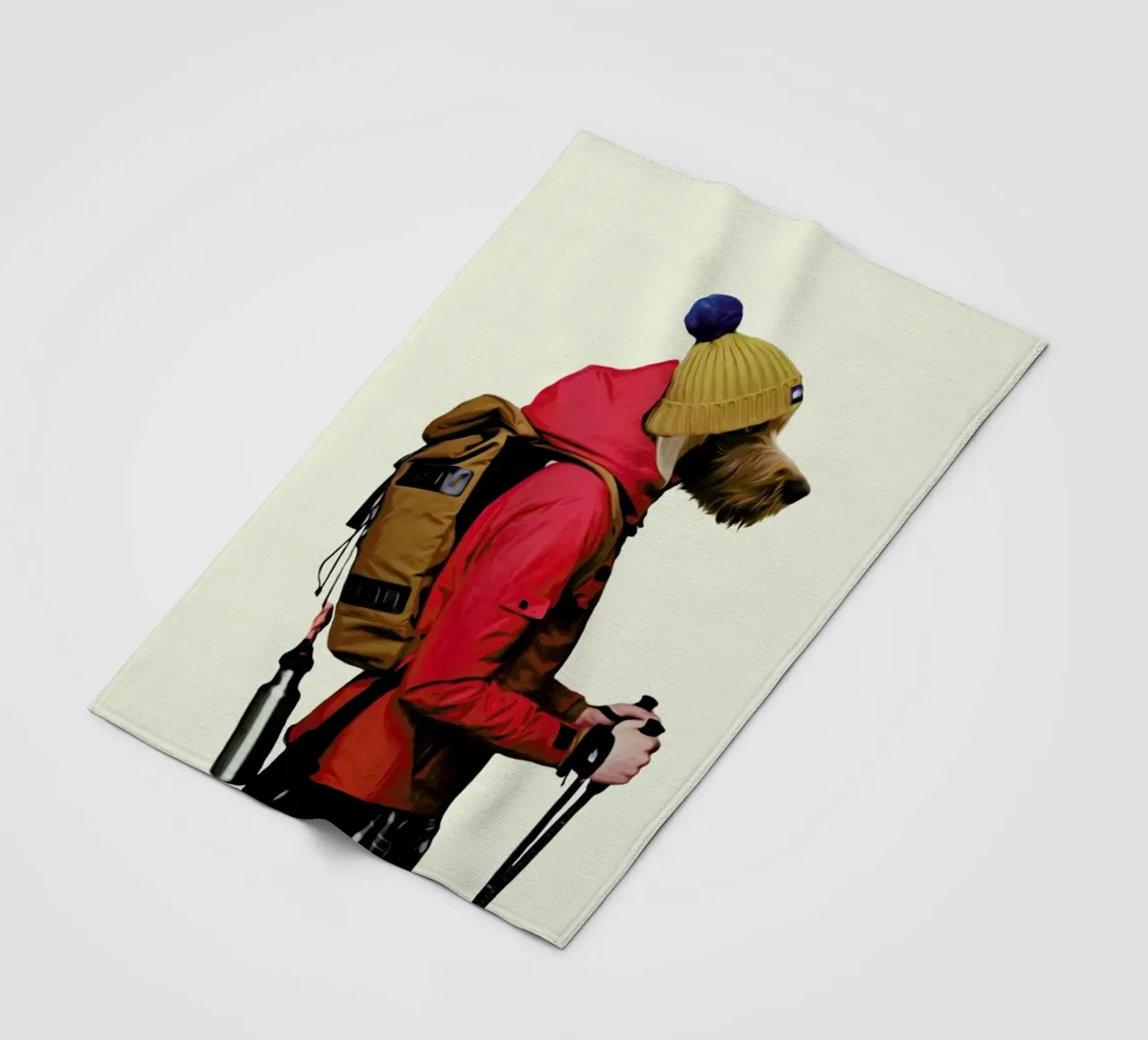 Mr Snow fleece blanket by Mrs. Pepper's Designs