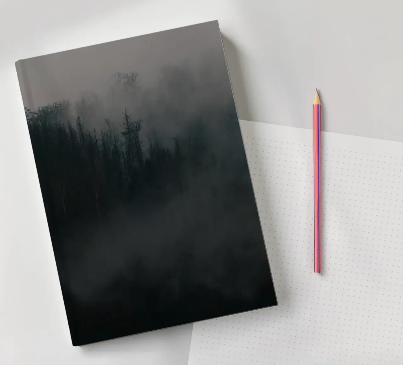 Misty Forest notebook by Journey of Vanessa