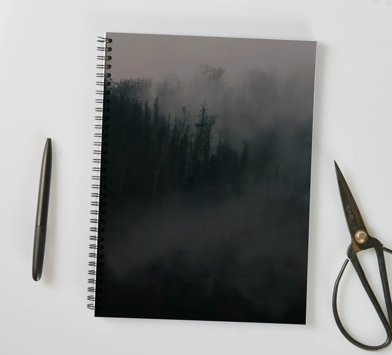 Misty Forest spiral notebook by Journey of Vanessa