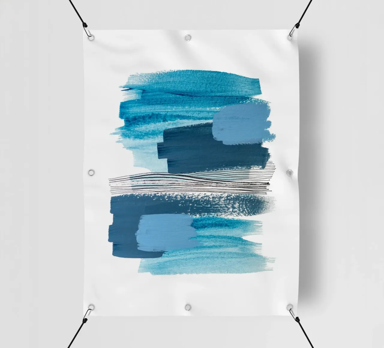 Alina Buffiere - Abstractober - Wellen telo in pvc da The Artcircle