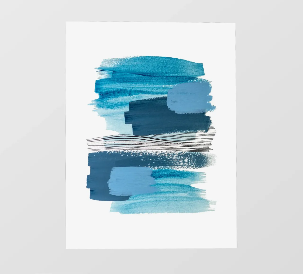 Alina Buffiere - Abstractober - Wellen telo in pvc da The Artcircle